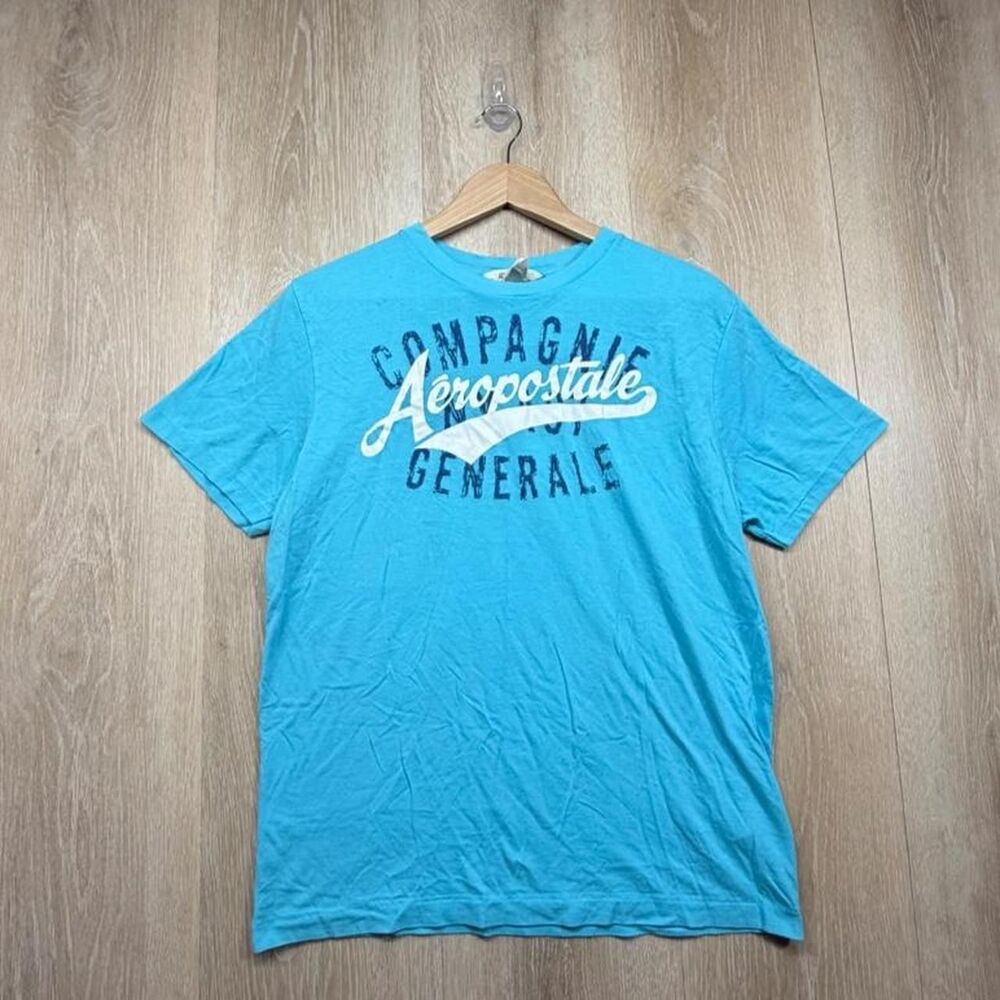 Aeropostale Men's Blue T-shirt